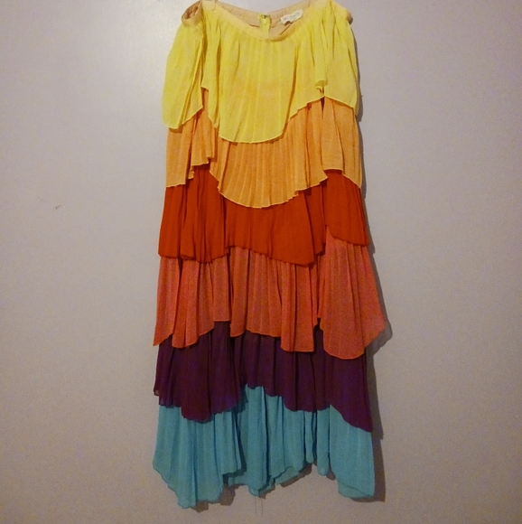 Colorful Layered Women's Skirt - Picture 10 of 10